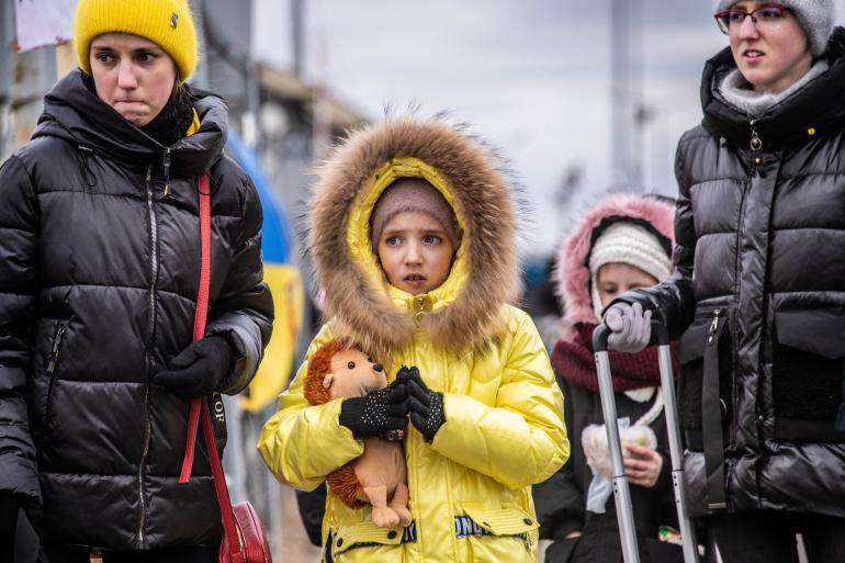 Children were illegally taken from Ukraine and Belarus