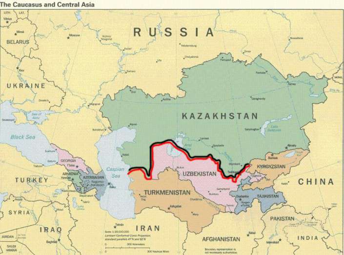 Kazakhstan and Uzbekistan have started demarcation and demarcation works