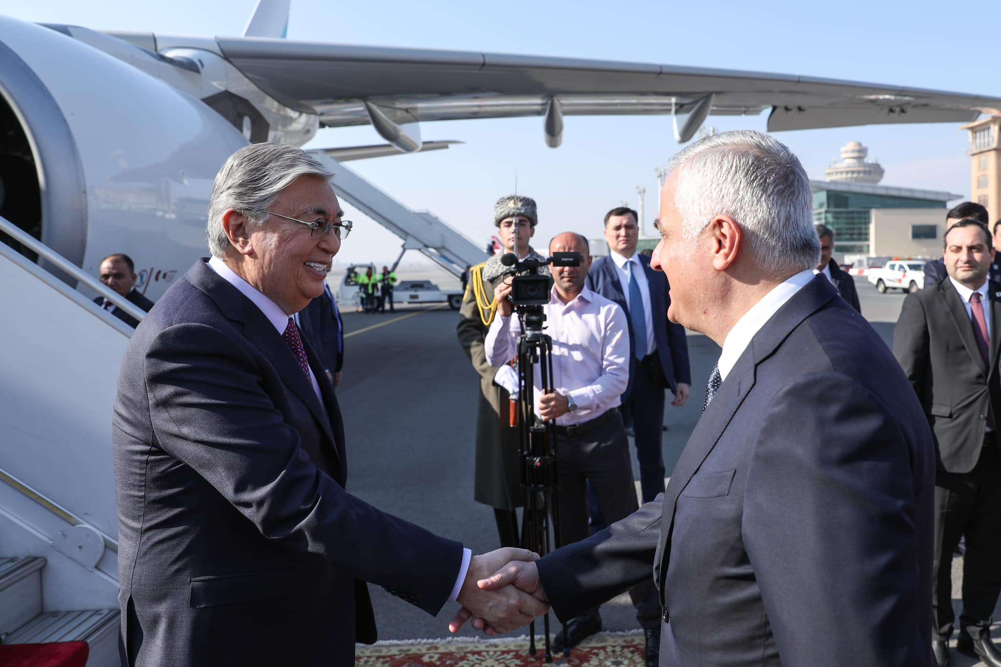 The presidents of CSTO member states arrive in Armenia