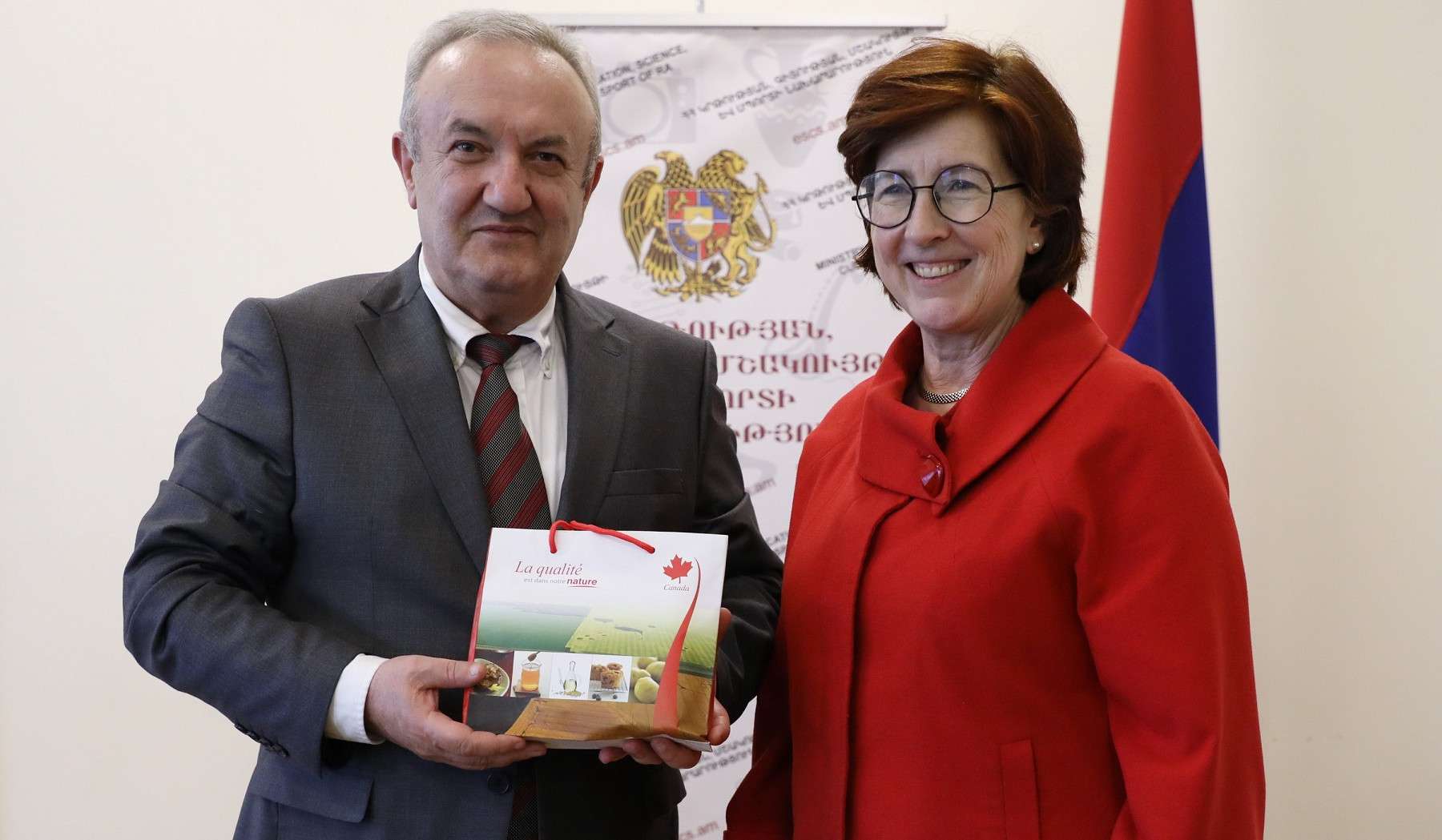 Canada wants to support Armenia's democracy and prosperity. ambassador