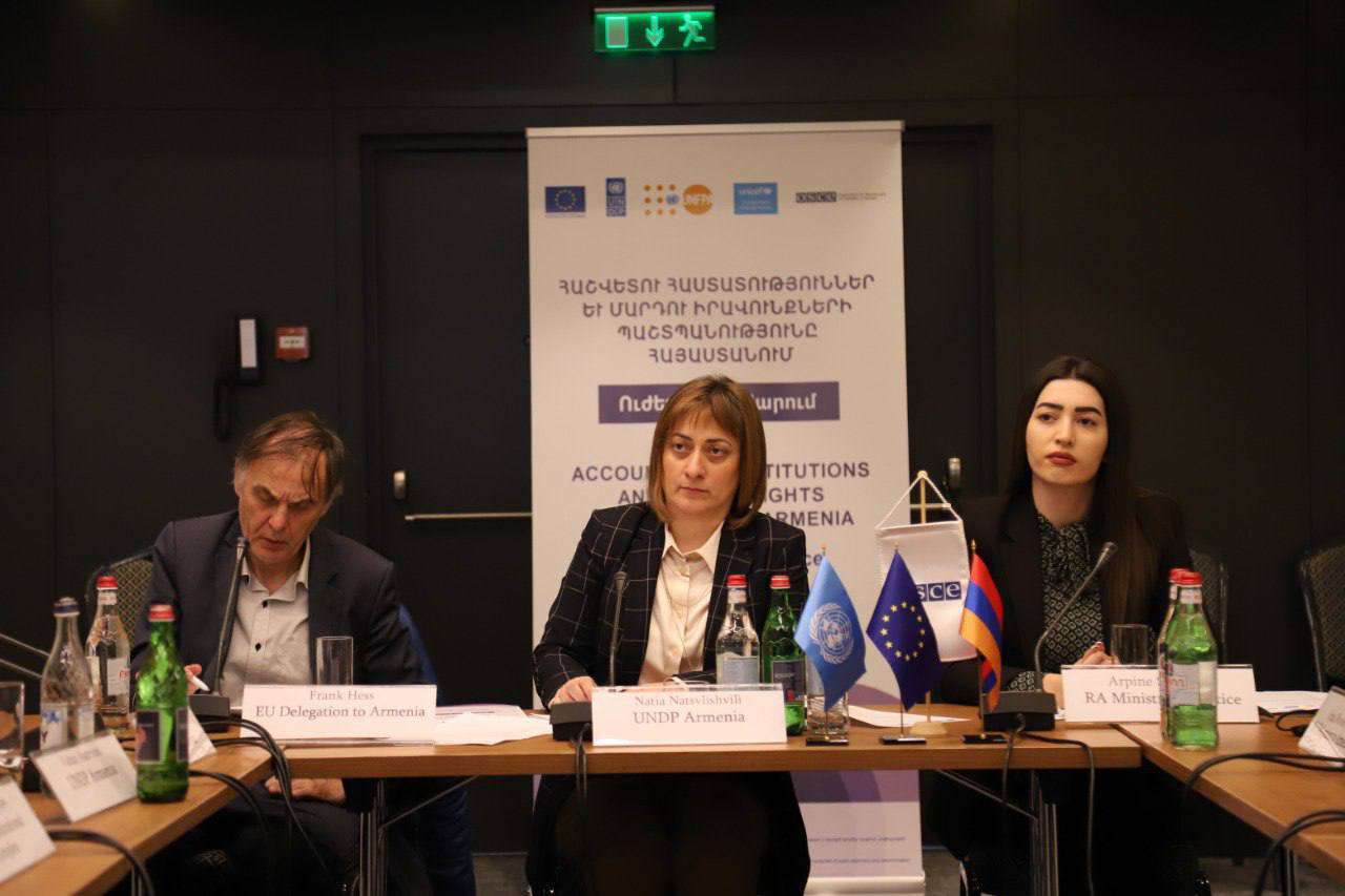 The program directions for human rights, the Ministry of Internal Affairs, and constitutional reforms were presented