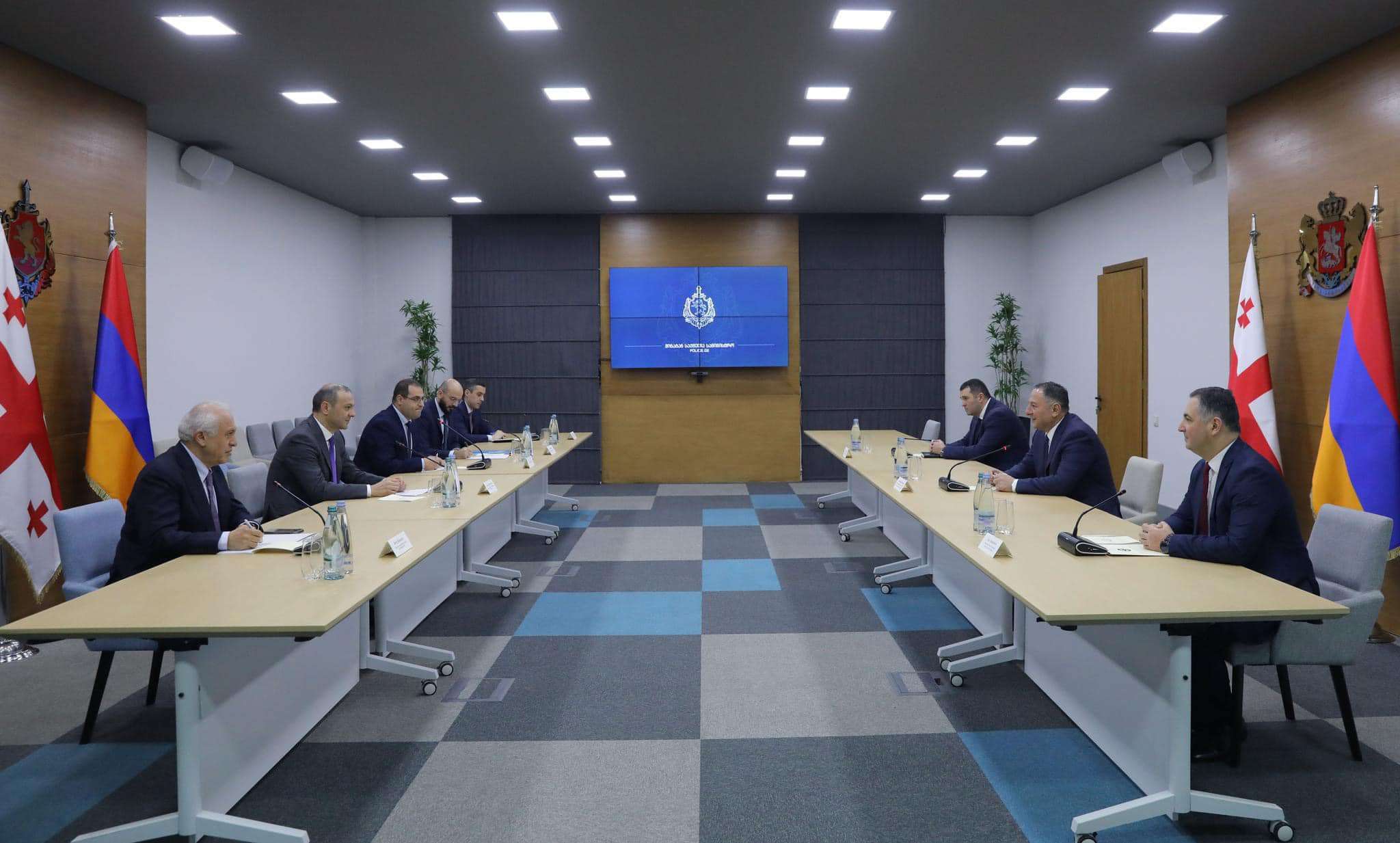 Armen Grigoryan met with the Secretary of the National Security Council of Georgia, Minister of Internal Affairs Vakhtang Gomelauri