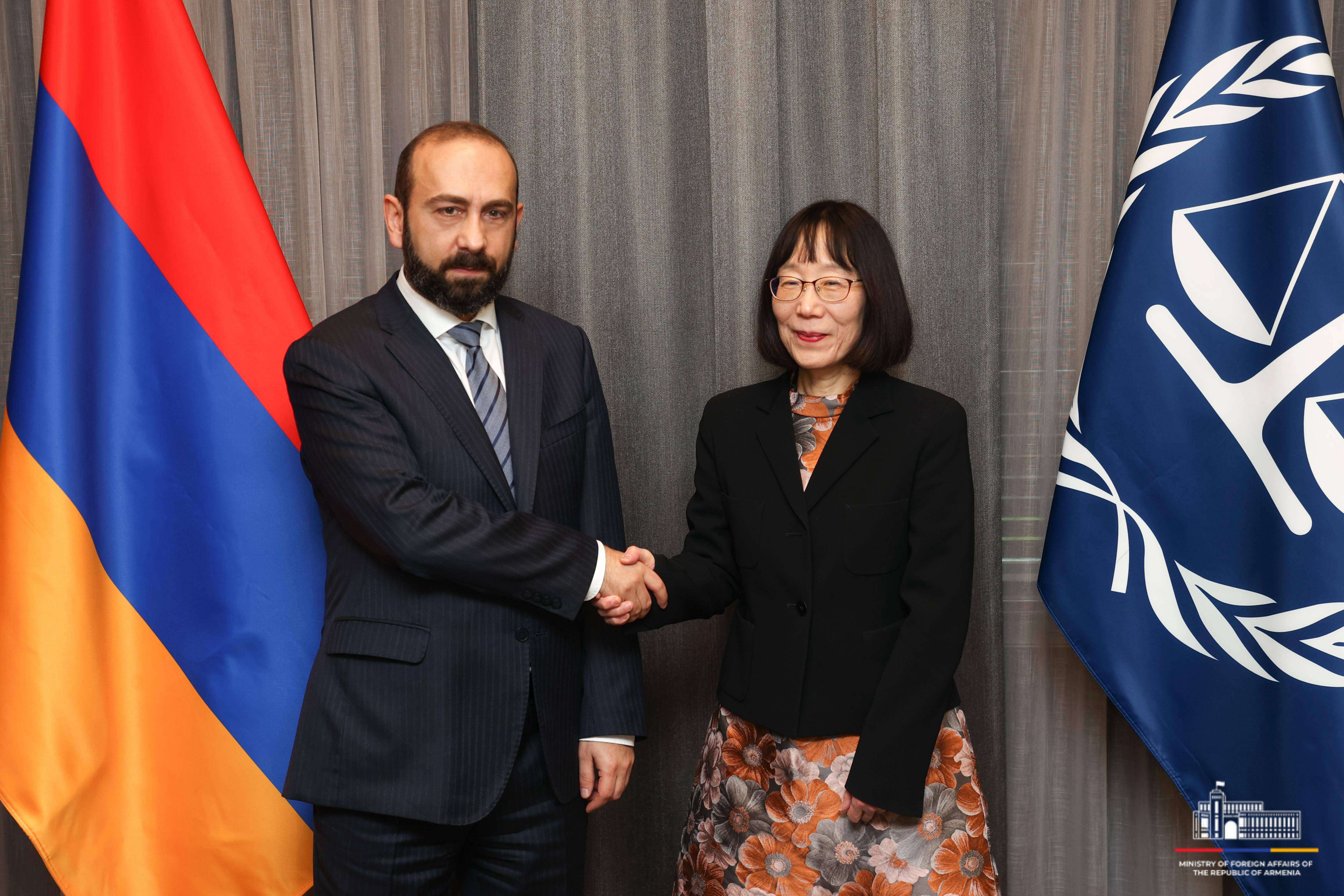 Mirzoyan met with the president and general secretary of the ICC