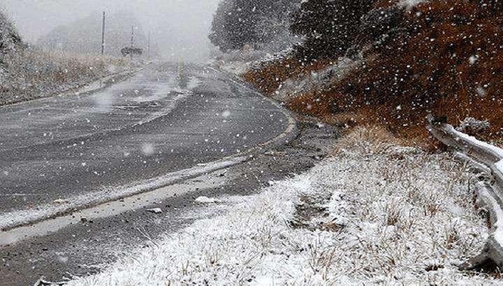 Գորիսում թույլ ձյուն է տեղում
