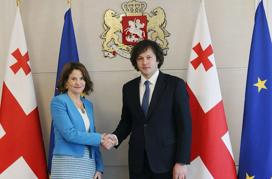 Robin Dunnigan was jokingly called "Cardigan." Kobakhidze mocked the US ambassador