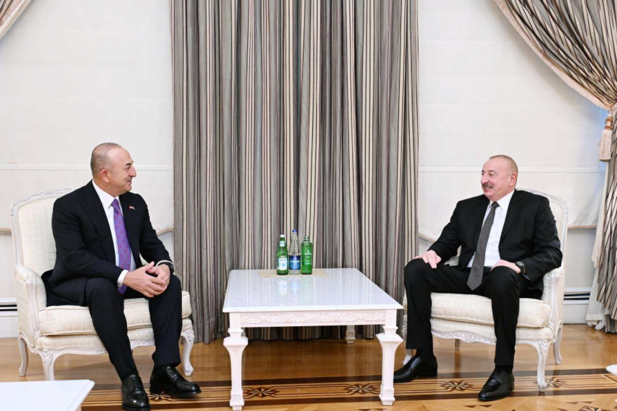 Aliyev received Cavusoglu