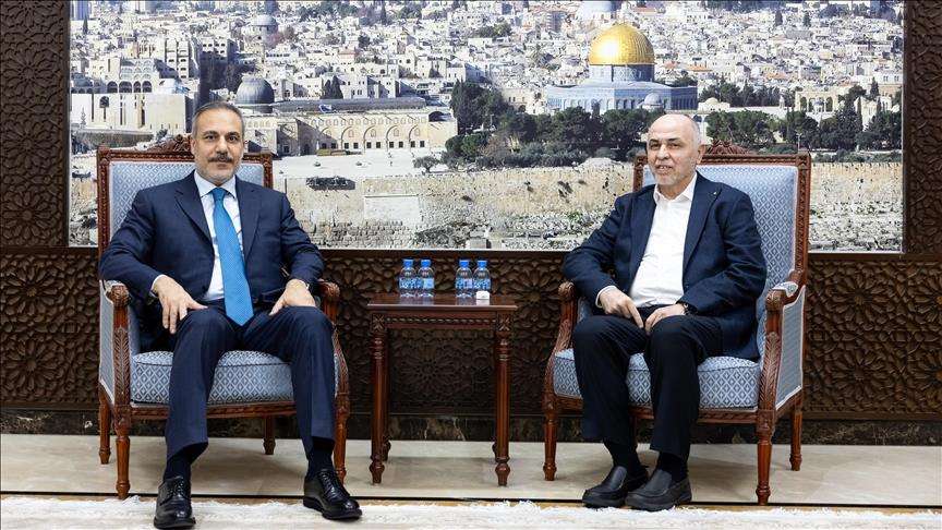 Fidan met with members of the Hamas politburo
