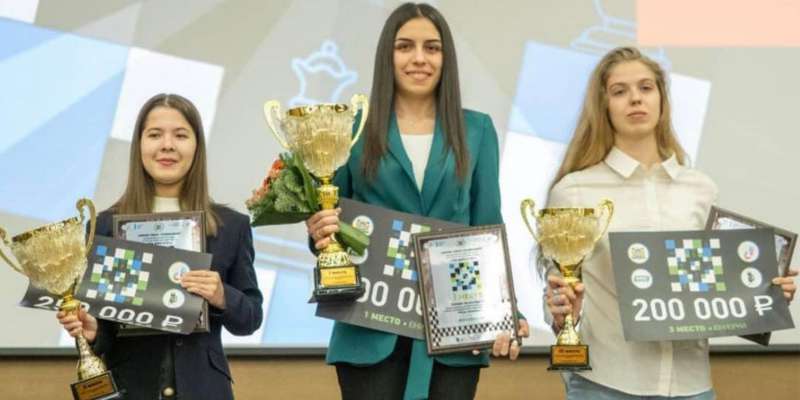 Mariam Mkrtchyan, winner of the international chess tournament in Khanty-Mansiysk