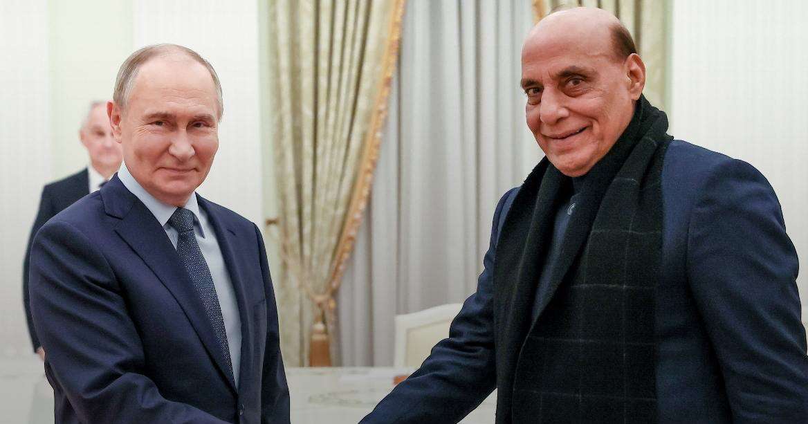 Պուտինն ընդունել է Հնդկաստանի պաշտպանության նախարարին