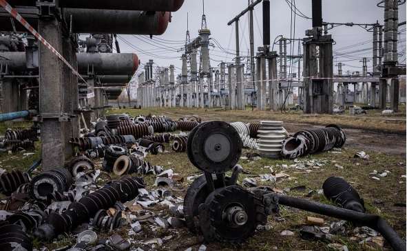 Attack on Ukrainian energy facilities