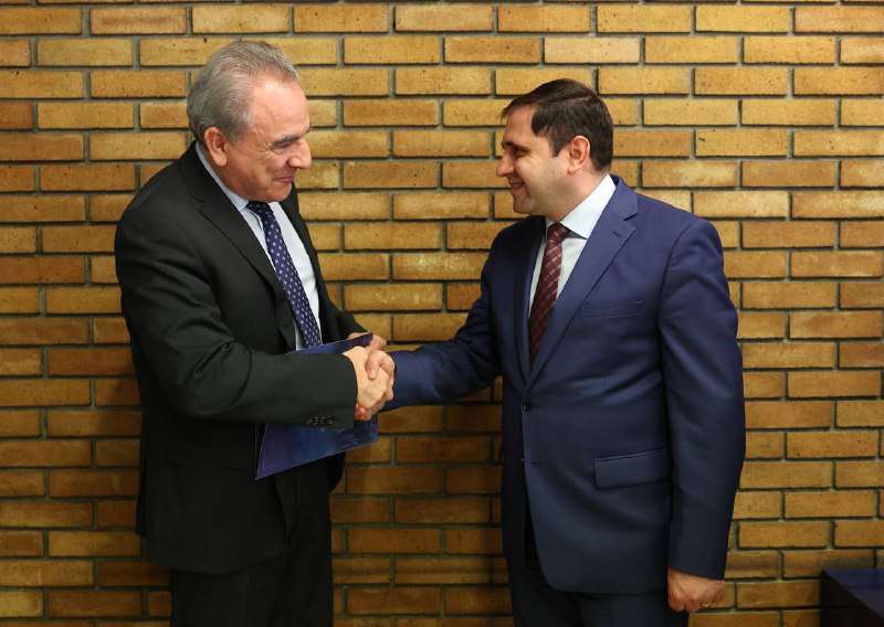 Suren Papikyan presented the "Crossroads of Peace" project in Greece