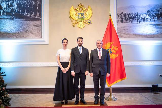 Դեսպան Հովակիմյանը ներկա է գտնվել Չեռնոգորիայի նախագահի և տիկնոջ կողմից տրված ամանորյա ընթրիքին