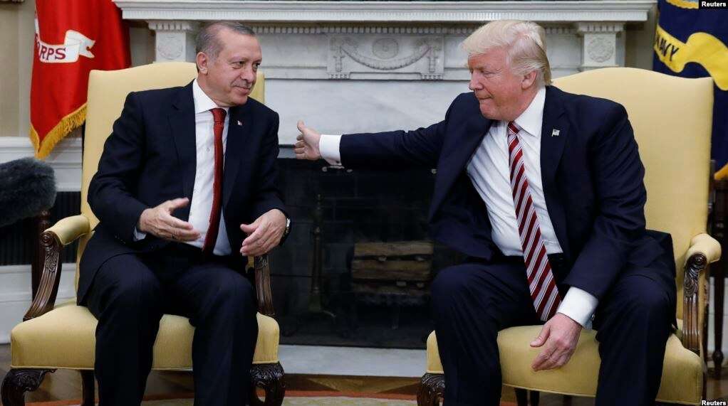 "Erdogan is the person with whom I communicated very well." Trump