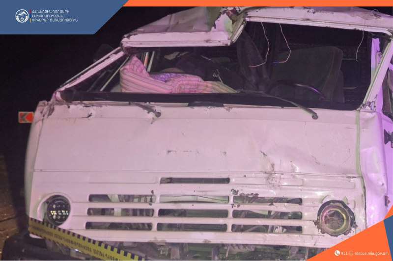 Կողաշրջված «KamAZ»-ի վարորդը մահացել է