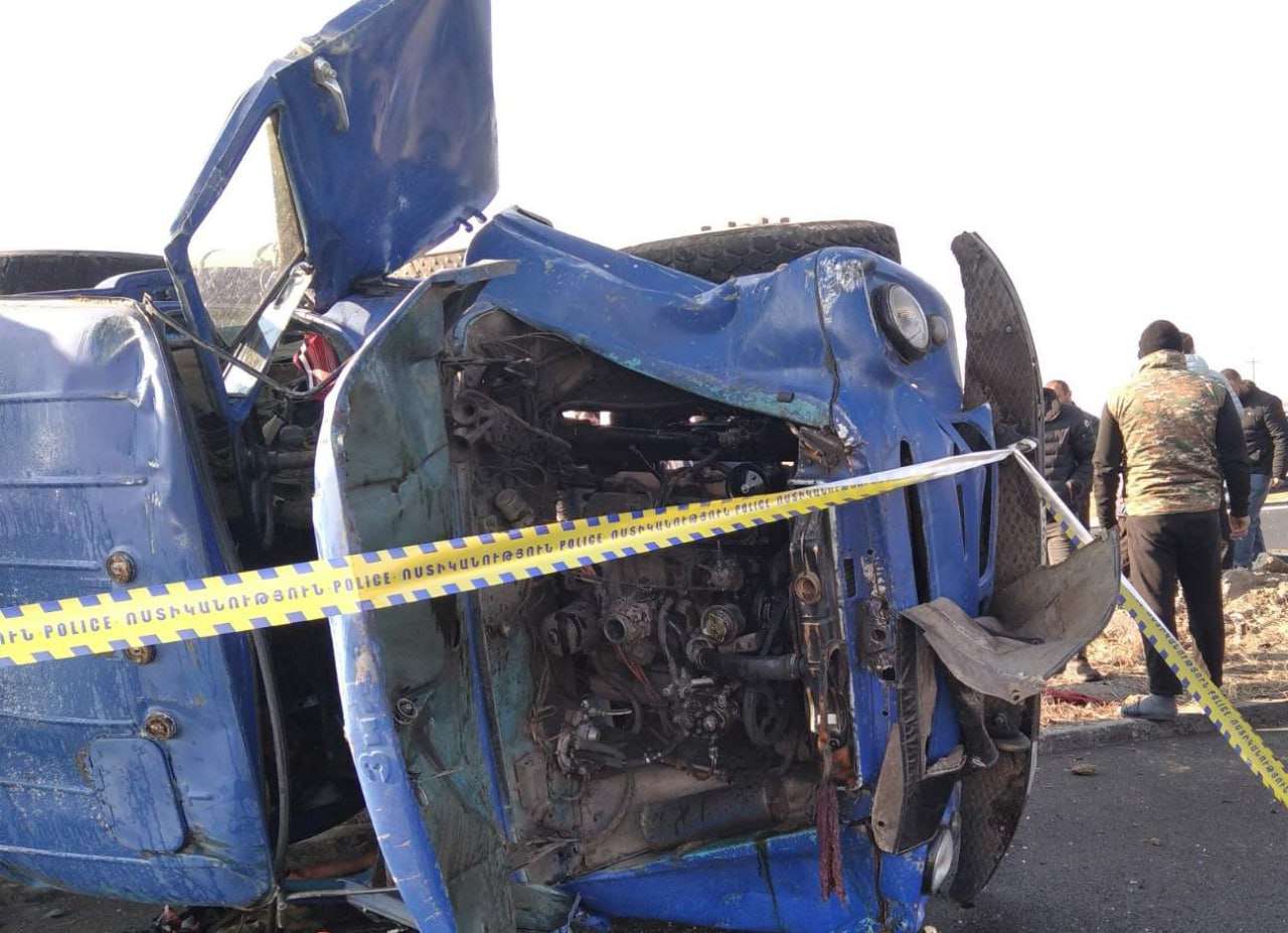 Տափերական գյուղի մոտ «ZIL»-ը կողաշրջվել է