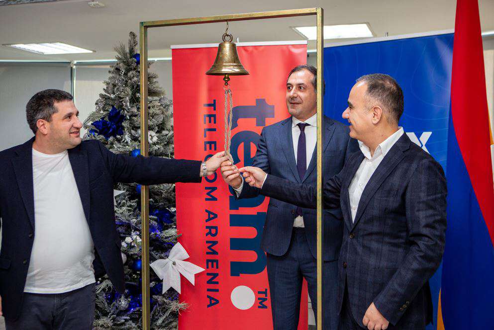 Team-ի Կայուն զարգացման պարտատոմսերը ցուցակվեցին Հայաստանի ֆոնդային բորսայում