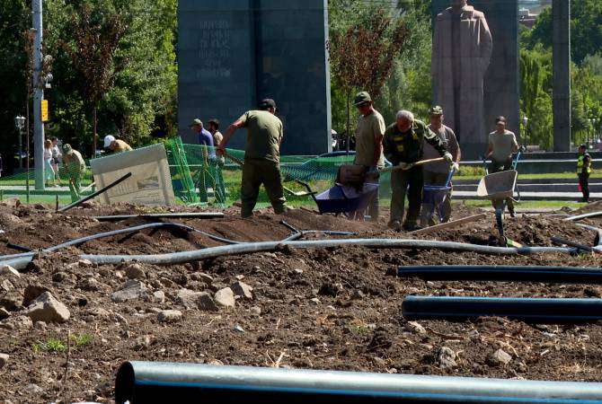 Երևանում անցկացվել է 36 հազար գծամետր ոռոգման համակարգ