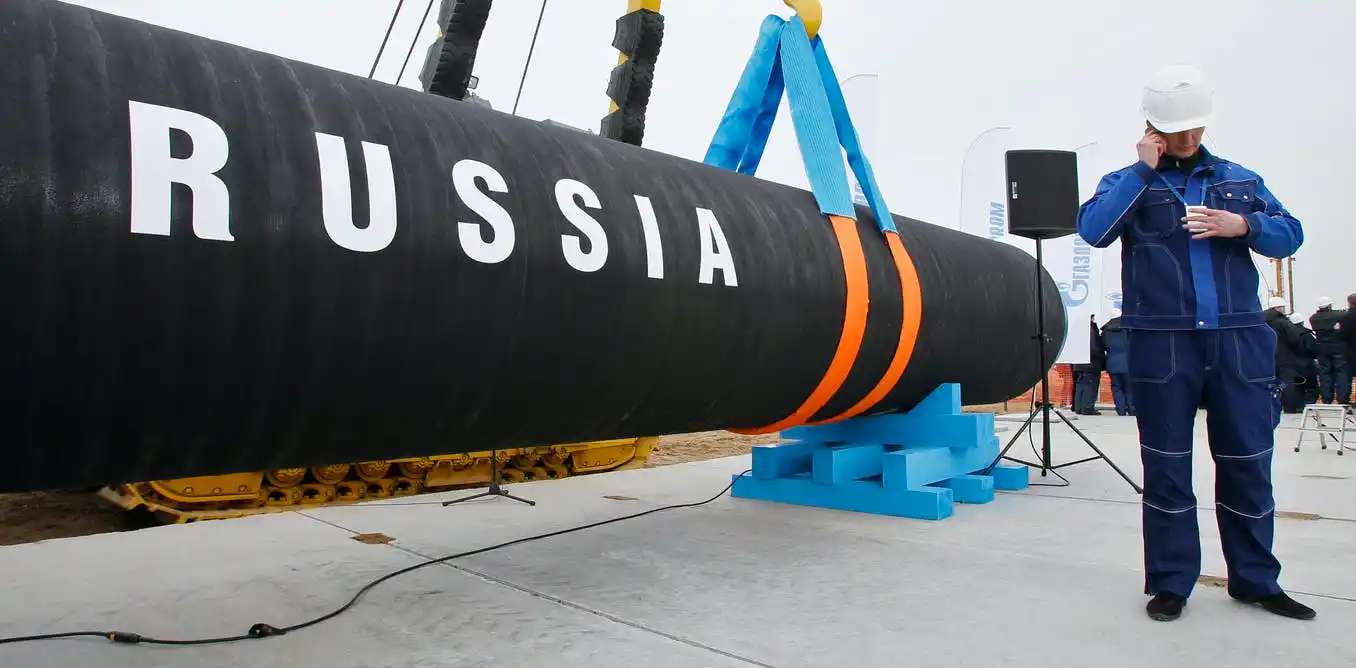 Russian gas exports decreased by ¼
