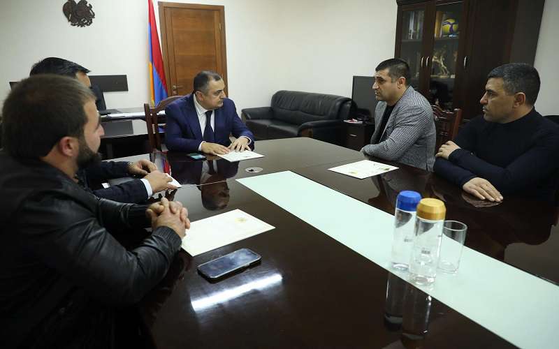 Պարգևատրում ԿԳՄՍՆ-ում՝ սպորտի բնագավառում ունեցած նշանակալի ավանդի համար