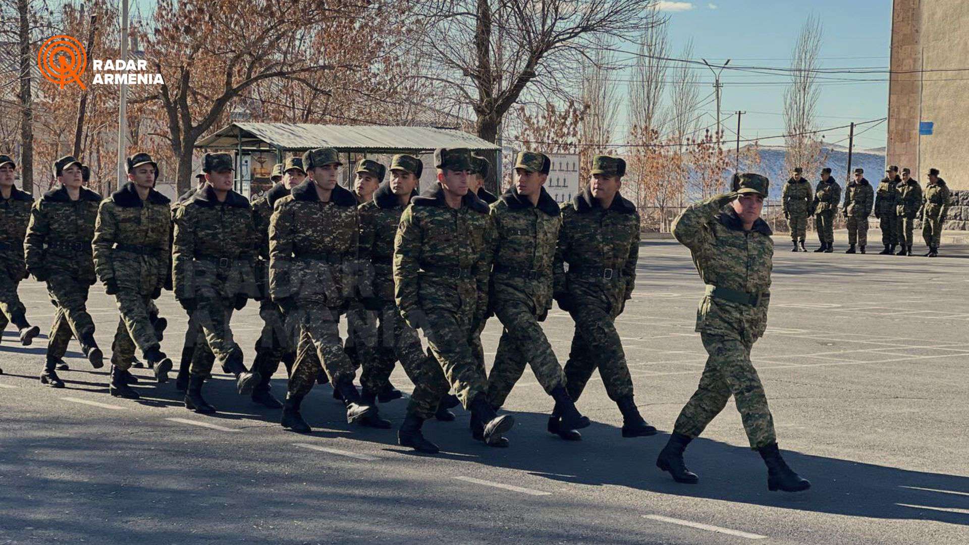 Photo report from the military training unit