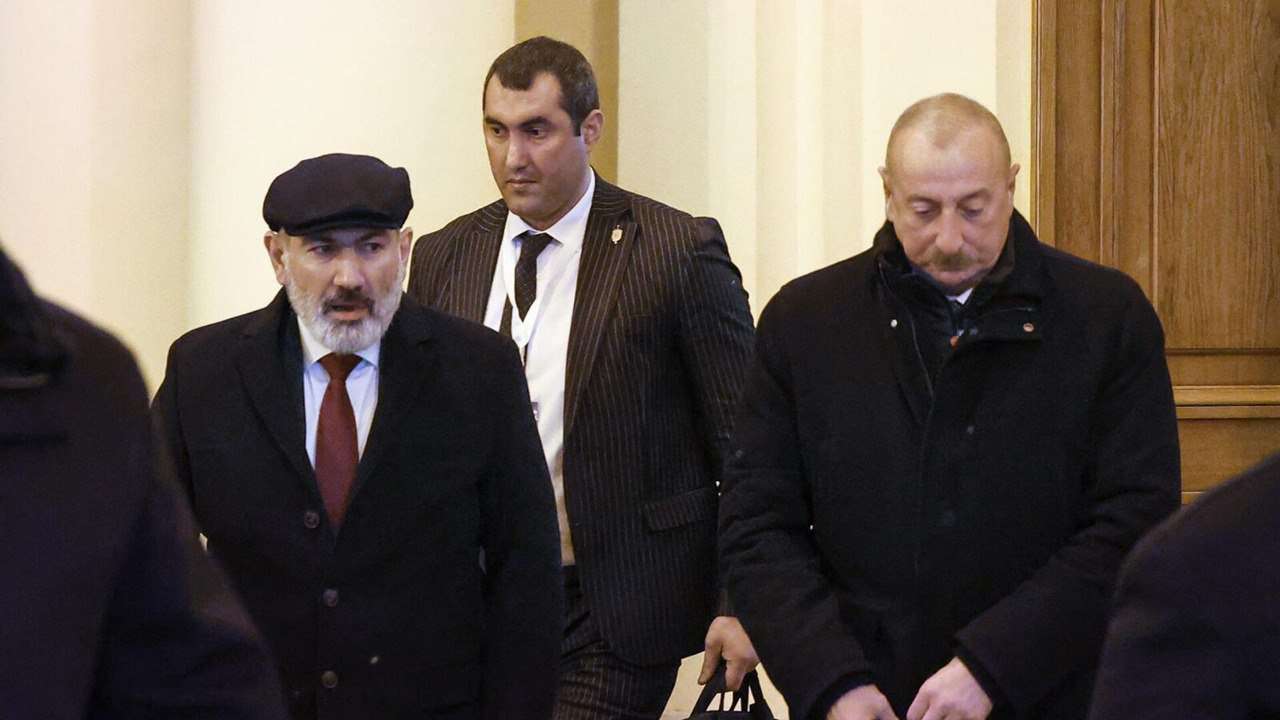 How many times did Nikol Pashinyan and Ilham Aliyev meet in 2023?
