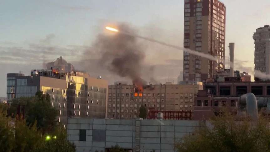 Kiev was attacked by drones at night